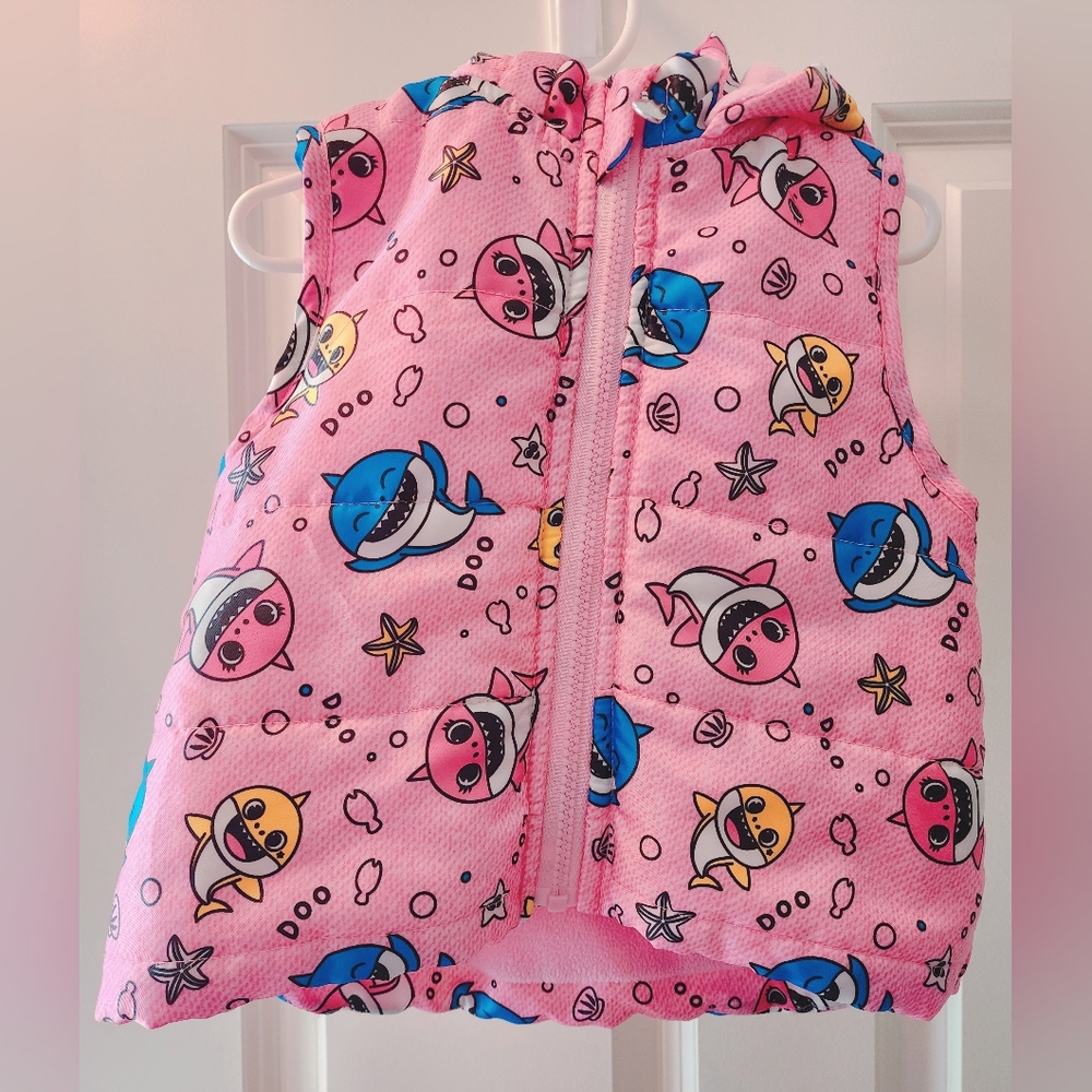 Baby Shark Puffer Vest